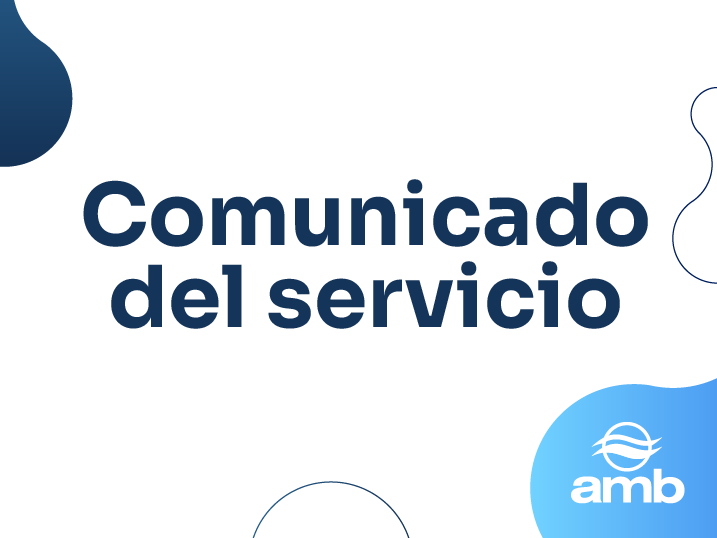 destacada comunicado del servicio