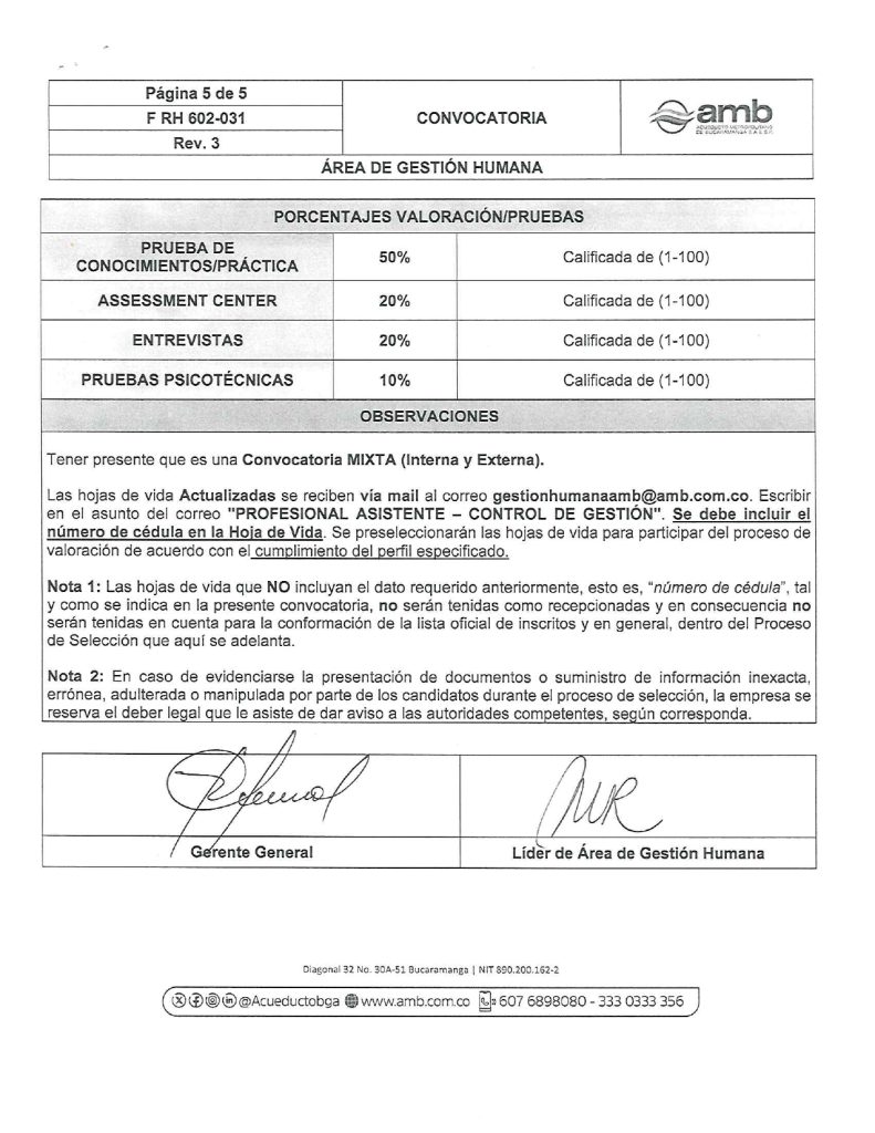 Convocatoria Interna y Externa Profesional Asistente Control de Gestion page 0005 1
