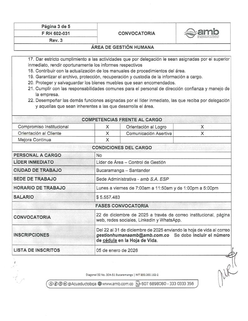 Convocatoria Interna y Externa Profesional Asistente page 0002