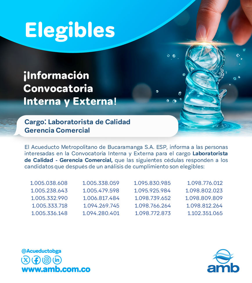 elegibles laboratorista calidad