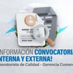Resultado Convocatoria Interna y Externa Laboratorista de Calidad 1 Convocatoria Destacada