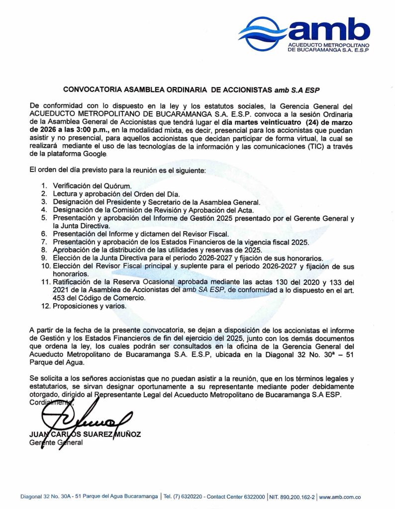 asamblea de accionistas 24 de marzo 2