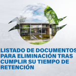 Listado de documentos para eliminación tras cumplir su tiempo de retención 2 Destacada 2