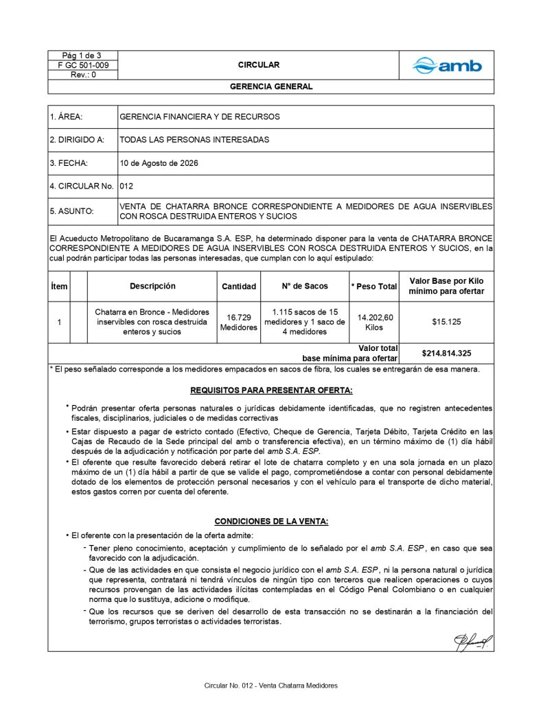 5. Circular No. 12 Acta No. Venta Chatarra Medidores FIRMADO JCSM 10 8 26pdf page 0001 1