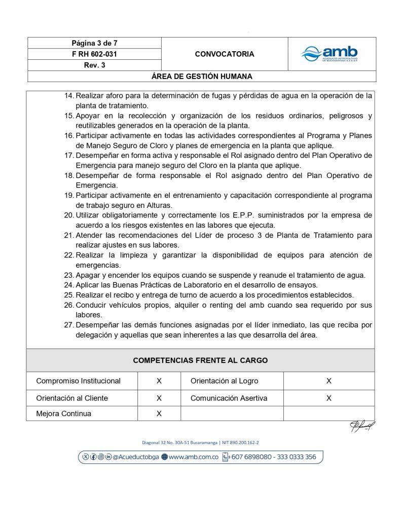 Convocatoria Interna Ayudante Operador de Planta page 0003
