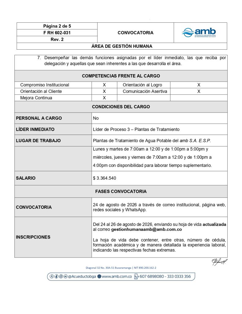 Convocatoria Mixta Auxiliar Operativo I page 0002
