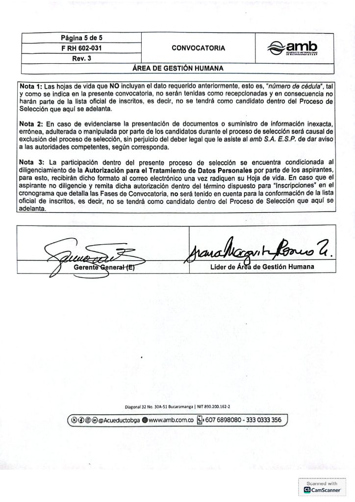 Convocatoria mixta Auxiliar Operativo IV Infraestructura page 0005