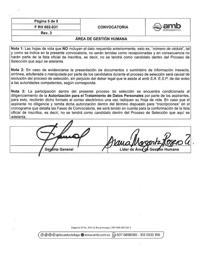 Convocatoria mixta Oficial de Obra Captacion page 0005