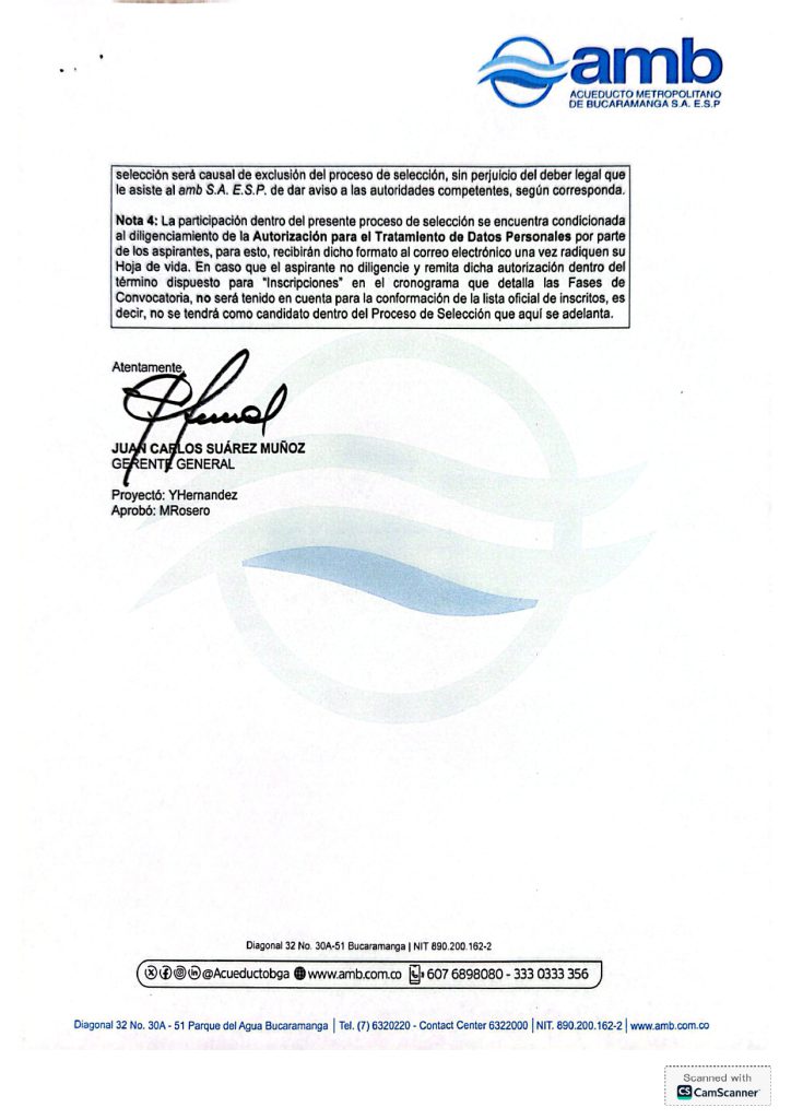 Adenda No. 2 Auxiliar Operativo IV Captacion Tona Santander page 0005