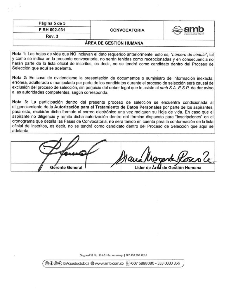 Convocatoria Mixta Auxiliar Operativo IV Captacion page 0005